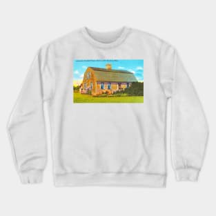 Duxbury, Mass postcard Crewneck Sweatshirt